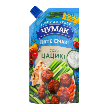 Соус Цацикі Чумак д/п 180г