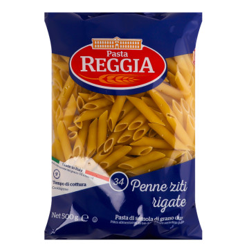 Макаронні вироби Penne ziti rigate 34 Pasta Reggia м/у 500г