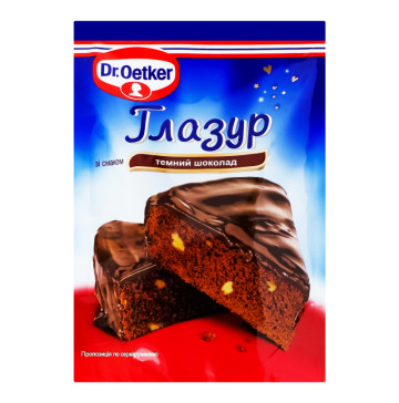 Глазур конд Dr Oetker темн шокол 100г
