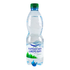 Вода мінеральна слабогазована природна столова гідрокарбонатна кальцієва Карпатська джерельна п/пл 0.5л