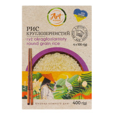 Рис круглозернистий Art Foods к/у 4х100г