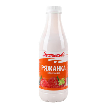 Ряжанка 2.9% з полуницею Яготинська п/пл 750г