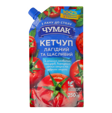 Кетчуп Лагідний Чумак д/п 250г