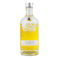 Горілка 0.7л 40% особлива Citron Absolut пл