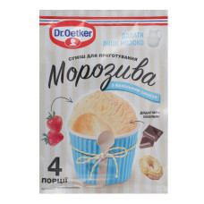 Суміш суха для приготування морозива з ванільним смаком Dr.Oetker м/у 65г