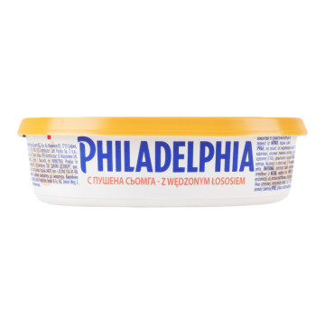 Сир 34% м'який з копченим лососем Philadelphia п/у 175г
