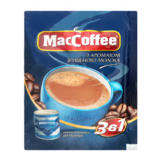 Напій кавовий розчинний з ароматом згущеного молока 3в1 MacCoffee м/у 18г