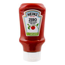 Кетчуп Zero Heinz п/пл 400мл Кетчуп Zero Heinz п/пл 400мл