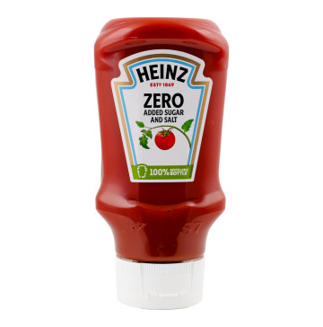 Кетчуп Zero Heinz п/пл 400мл