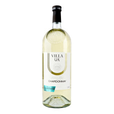 Вино 1.5л 9.5-14% біле сухе Chardonnay Villa UA пл