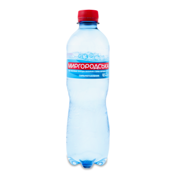 Вода мінеральна сильногазована Миргородська п/пл 0.5л
