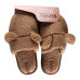 Капці жіночі Twins домашні HS teddi хутряні brown р38/39 6096
