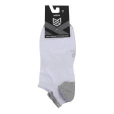 Шкарпетки чоловічі MovementStandard №MS M0209S 00 40-41 білий-сірий Шкарпетки чоловічі MovementStandard №MS M0209S 00 40-41 білий-сірий