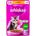 Корм консервований повнораціонний для кошенят З куркою в желе Junior Whiskas д/п 85г