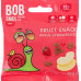 Снек фруктово-ягідний для дітей від 12міс Apple-strawberry Baby Bob Snail м/у 20г