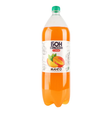Напій безалкогольний соковмісний сильногазований Манго Bon Boisson п/пл 2л