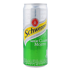 Напій безалкогольний сильногазований Classic Mojito Schweppes з/б 330мл