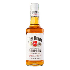 Віскі 0.5л 40% Bourbon White Jim Beam пл