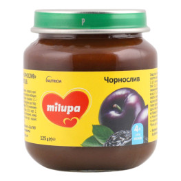Пюре для дітей від 4міс фруктове Чорнослив Milupa с/б 125г