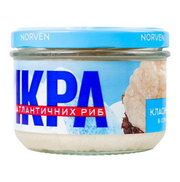 Ікра атлантичних риб класична в соусі пастеризована Norven с/б 160г