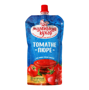 Пюре томатне Маленький кухар д/п 200г