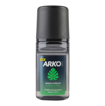 Антиперспірант кульковий Forest&Tree Green Dream Arko Men 50мл