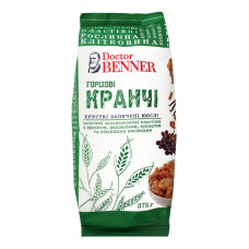 Мюслі запечені Кранчі горіхові Doctor Benner м/у 375г