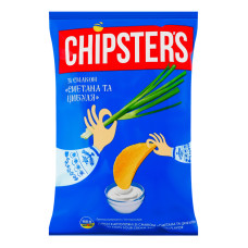 Чипси картопляні Сметана та цибуля Chipster's м/у 60г