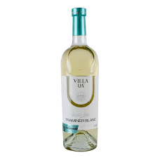 Вино 750мл 9-13% біле напівсолодке Traminer Blanc Villa UA пл