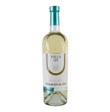 Вино 750мл 9-13% біле напівсолодке Traminer Blanc Villa UA пл