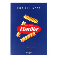 Вироби макаронні з твердих сортів пшениці Fusilli №98 Barilla к/у 500г