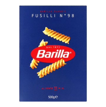 Вироби макаронні з твердих сортів пшениці Fusilli №98 Barilla к/у 500г