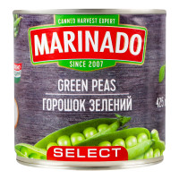 Горошок зелений Select Marinado з/б 420г