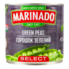 Горошок зелений Select Marinado з/б 420г