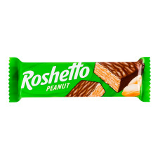 Вафлі глазуровані Peanut Roshetto Roshen м/у 34г