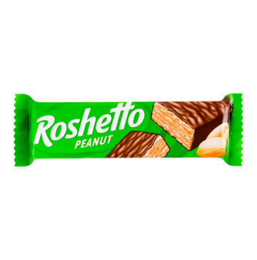 Вафлі глазуровані Peanut Roshetto Roshen м/у 34г