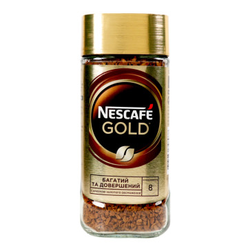 Кава розчинна сублімована Gold Nescafe с/б 95г