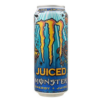 Напій енергетичний безалкогольний сильногазований Aussie lemonade Juiced Monster Energy з/б 500мл