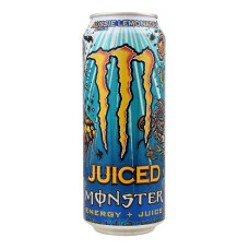 Напій енергетичний безалкогольний сильногазований Aussie lemonade Juiced Monster Energy з/б 500мл