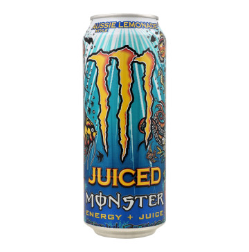 Напій енергетичний безалкогольний сильногазований Aussie lemonade Juiced Monster Energy з/б 500мл