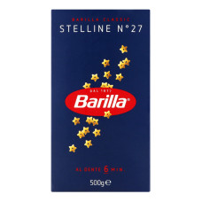 Вироби макаронні з твердих сортів пшениці Stelline Barilla к/у 500г