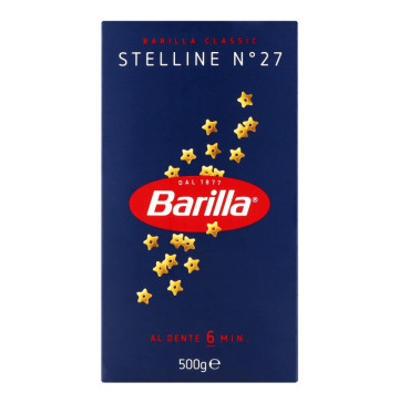 Вироби макаронні з твердих сортів пшениці Stelline Barilla к/у 500г