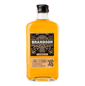 Бренді особливий ординарний Classic Brandson 36% с/пл 250мл