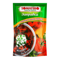 Заправка Томатіно томатна з болгарським перцем 240г