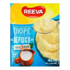 Пюре картопляне швидкого приготування Вершки Reeva м/у 40г