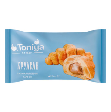 Круасан з молоком згущеним вареним Toniya м/у 40г