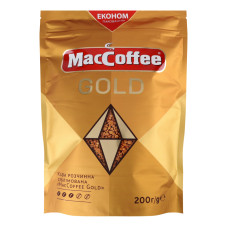 Кава розчинна сублімована Gold MacCoffee д/п 200г