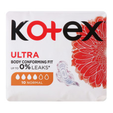 Прокладки гігієнічні Normal Ultra Kotex 10шт