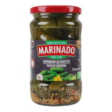 Корнішони мариновані Делікатесні Marinado с/б 350г
