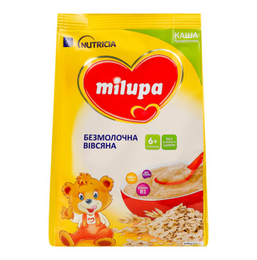 Каша безмолочна для дітей від 6міс суха вівсяна Milupa м/у 170г
